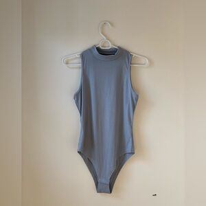 Light Blue Sleeveless Bodysuit